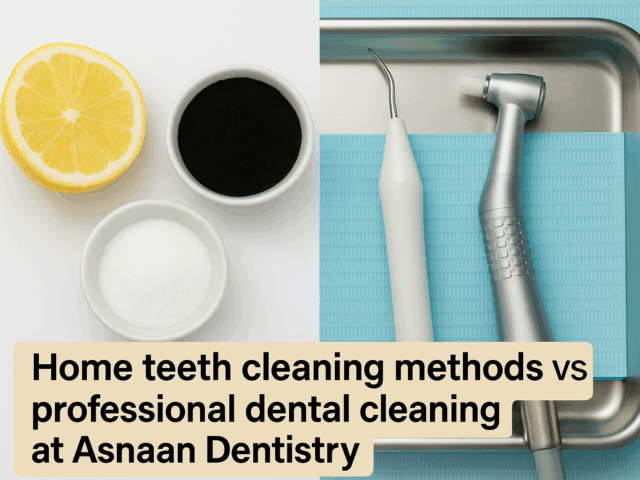 Home Remedies for teeth cleaning vs professional cleaning